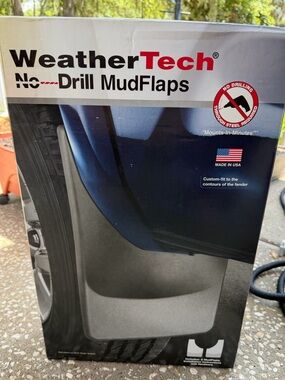 WeatherTech No-Drill MudFlaps - (REAR) Black.